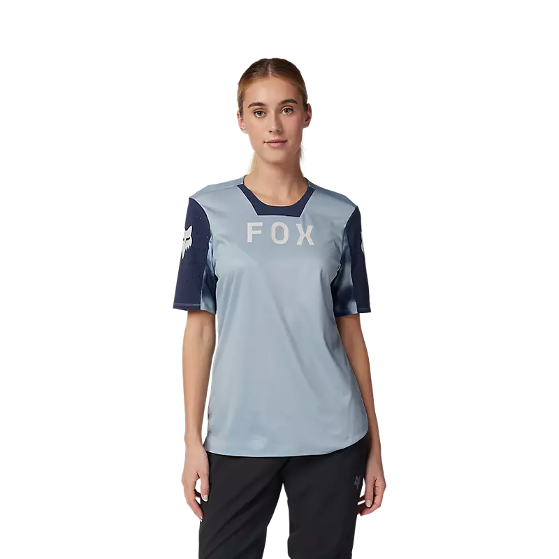 Fox Racing Womens Defend Short Sleeve Jersey Taunt