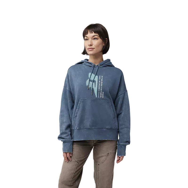 Fox Racing Womens Throttle Oversized Pullover Hoodie