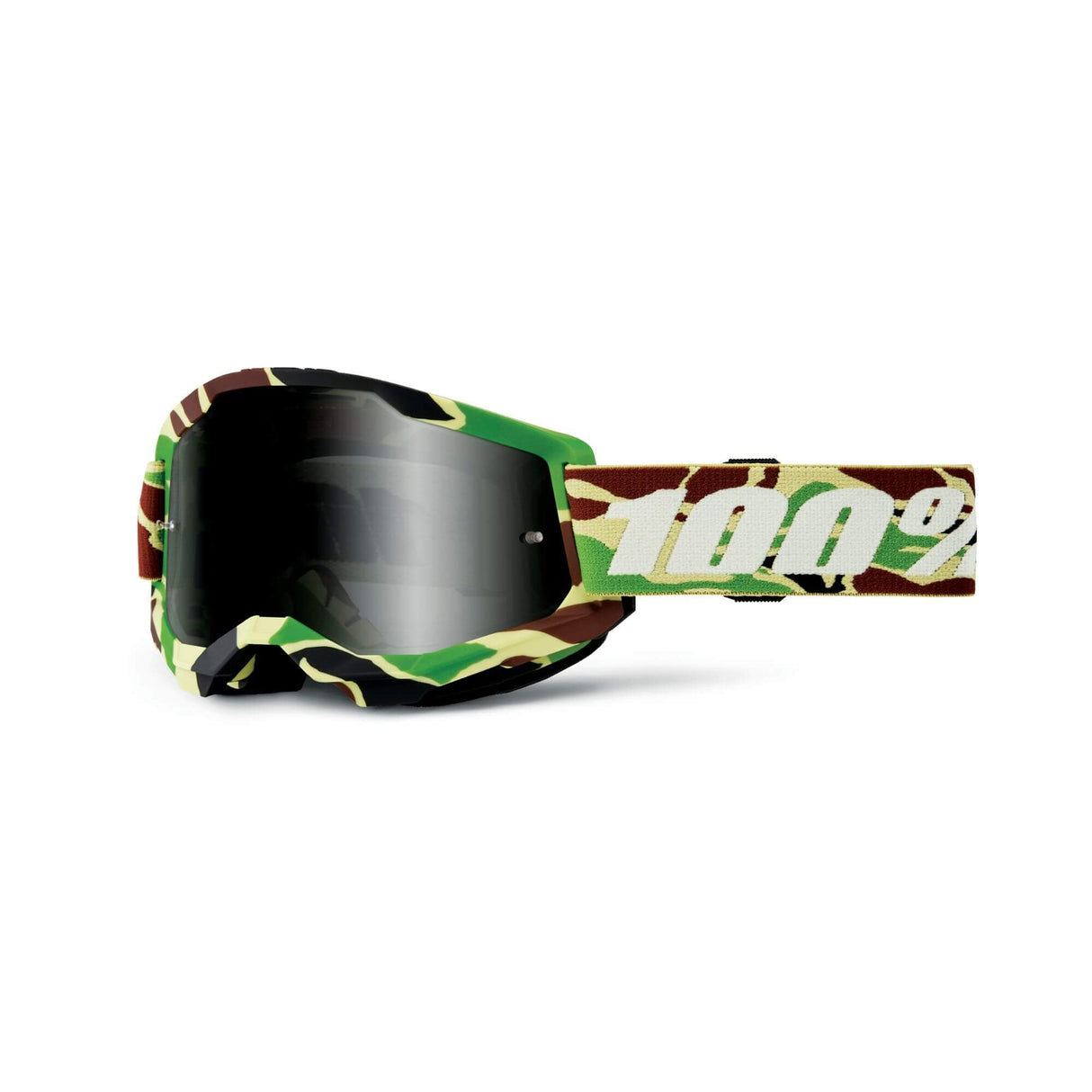 100% Strata 2 Sand Goggle Smoke Lens